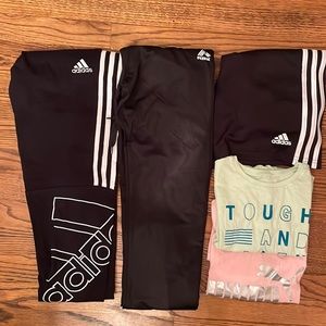 Girls YM (10-12) sportswear bundle- Adidas, Reebok, Under Armour, Puma